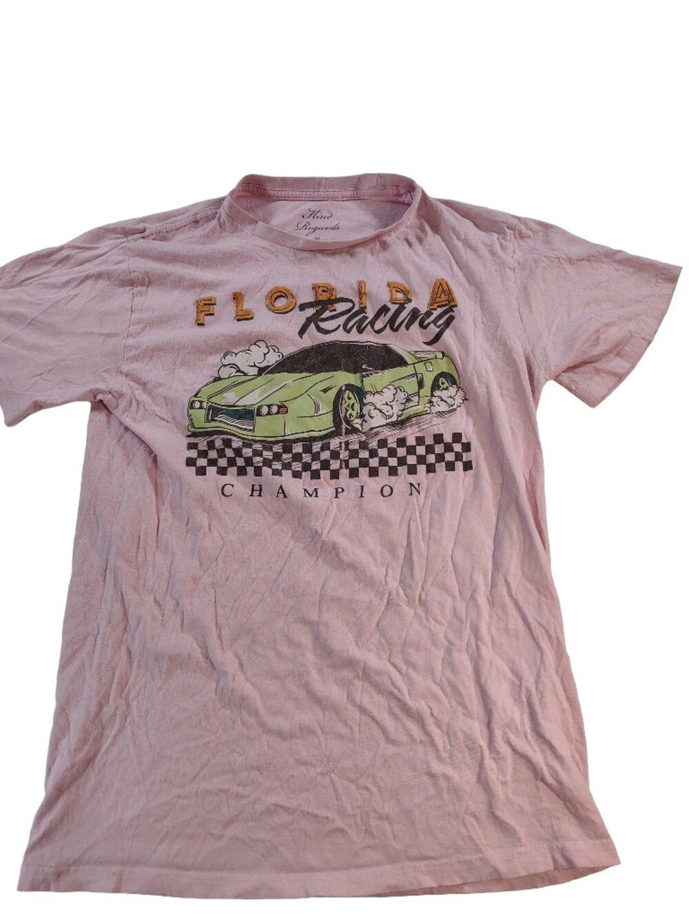 Men's Medium Florida Racing Champion Graphic T-Shirt By Kind Regards